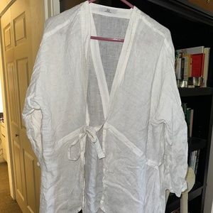 Boho Linen Cover Up
